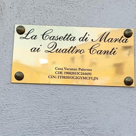 La Casetta Di Marta Ai Quattro Canti Palermo Exterior foto